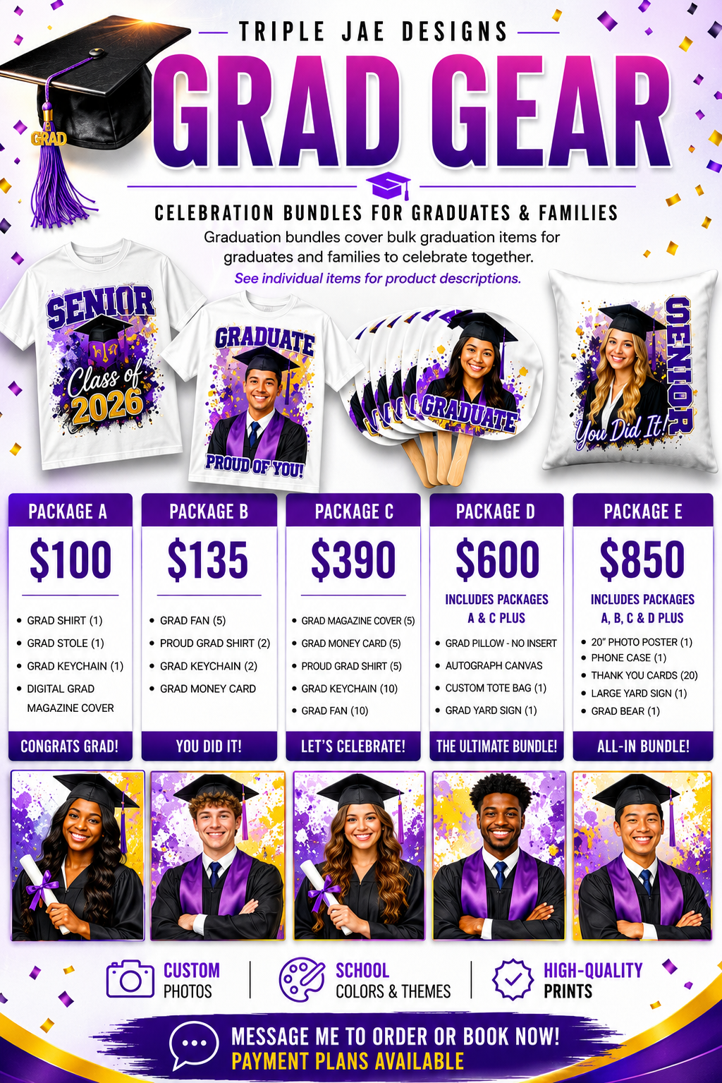 Graduation packages