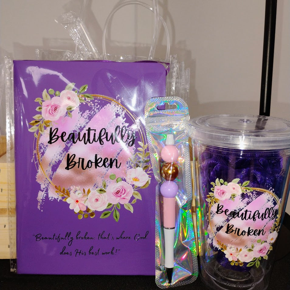 "Beautifully Broken" Journal Set