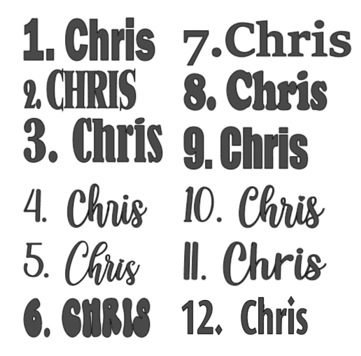 Custom decals