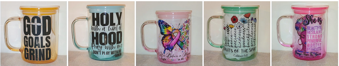 Drinkware: Mugs- Tumblers- Sippy cups & more!!!