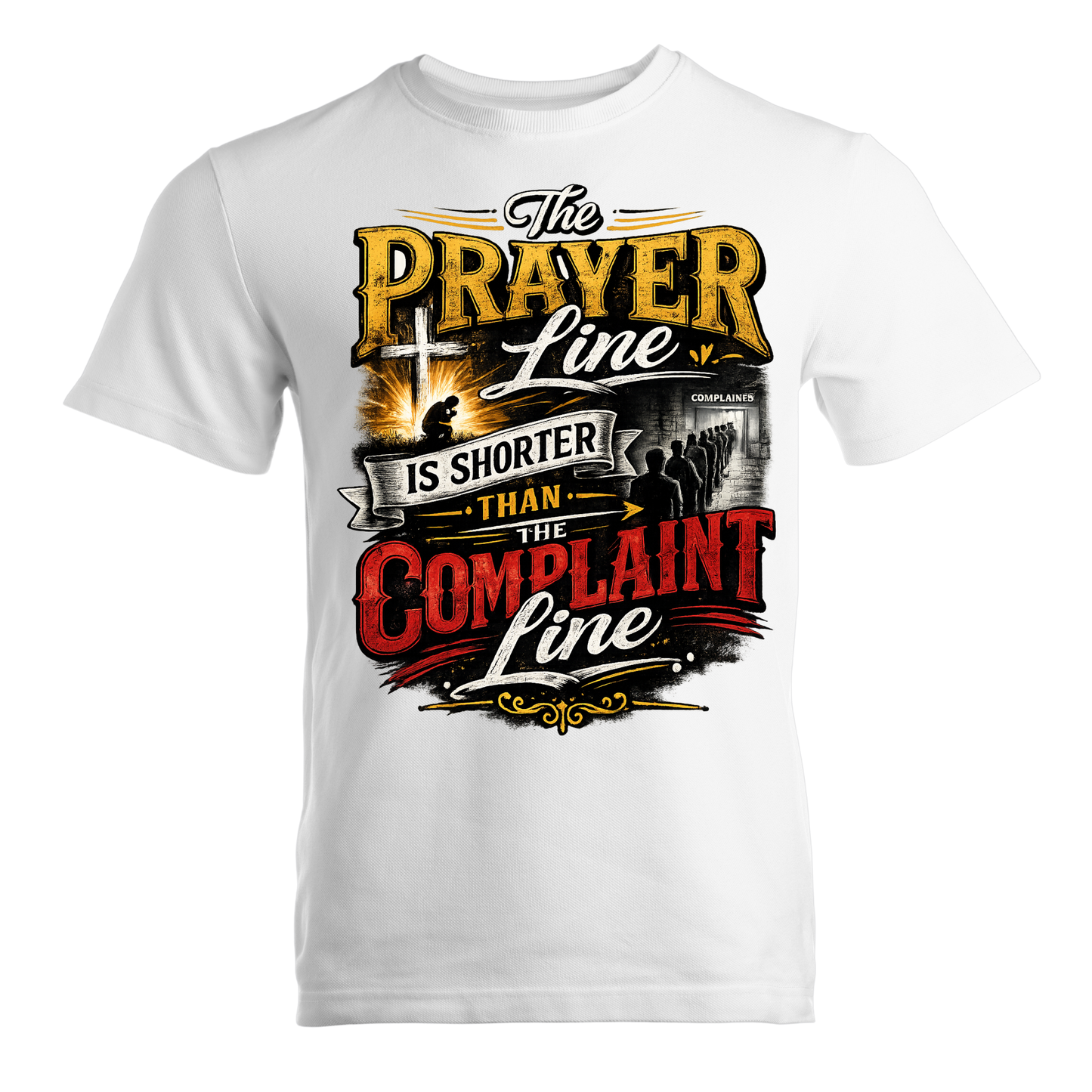 Prayer line T-shirt