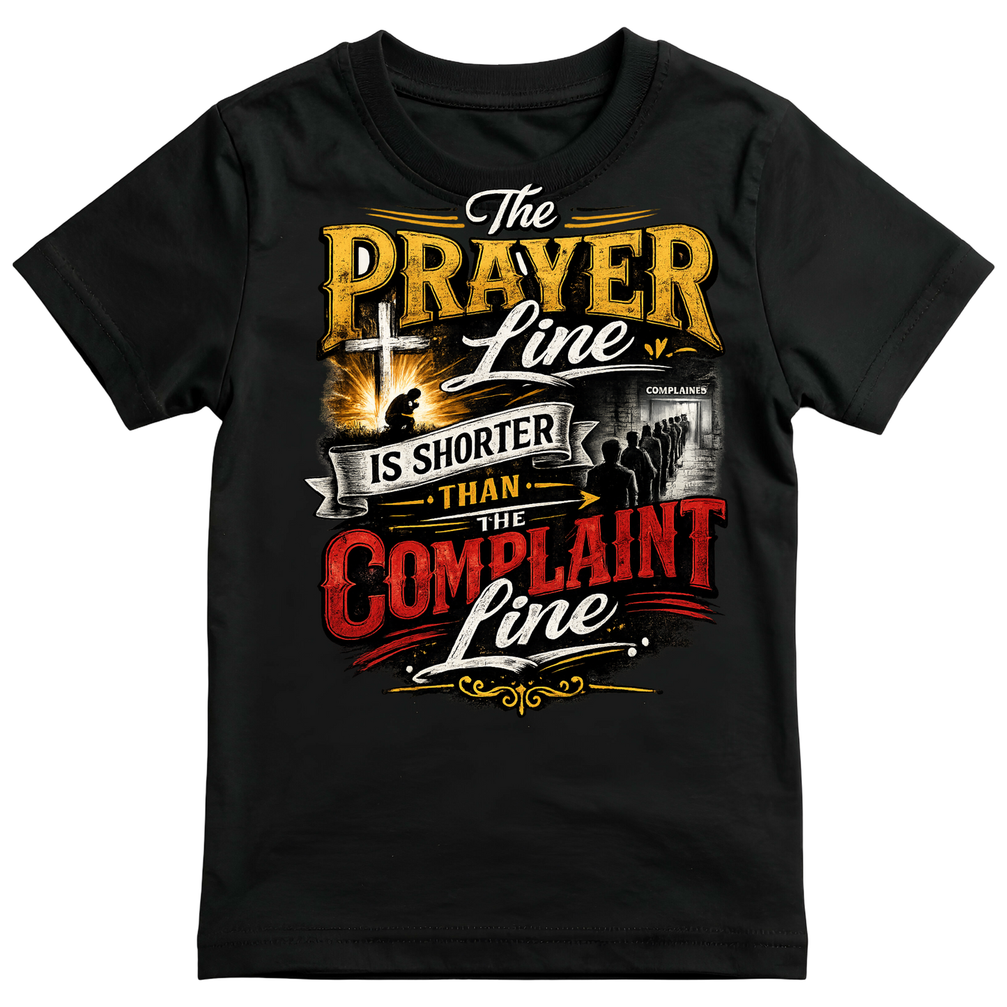 Prayer line T-shirt