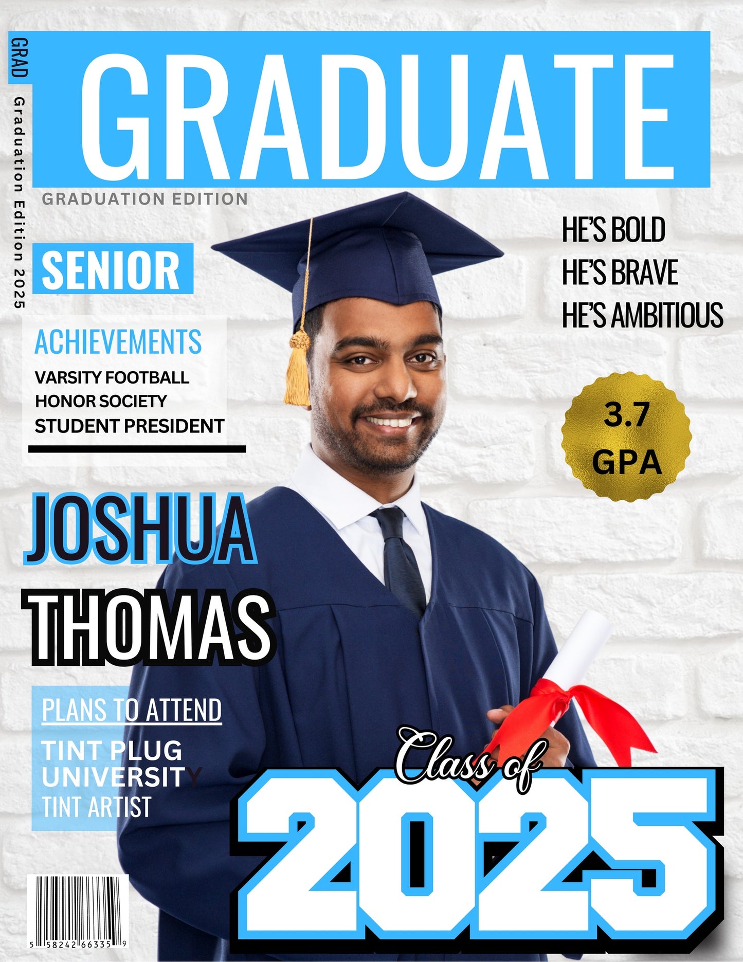 Graduation Magazine Cover/Flyer