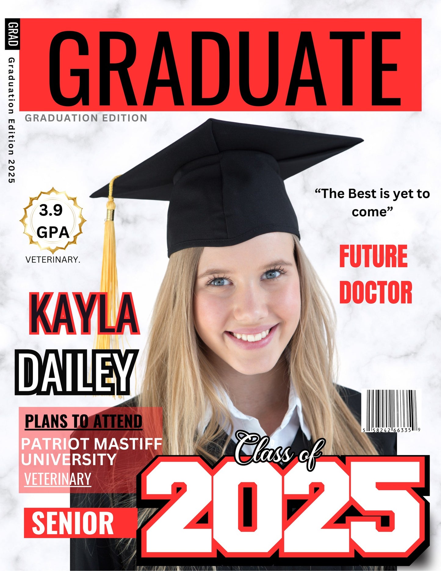 Graduation Magazine Cover/Flyer