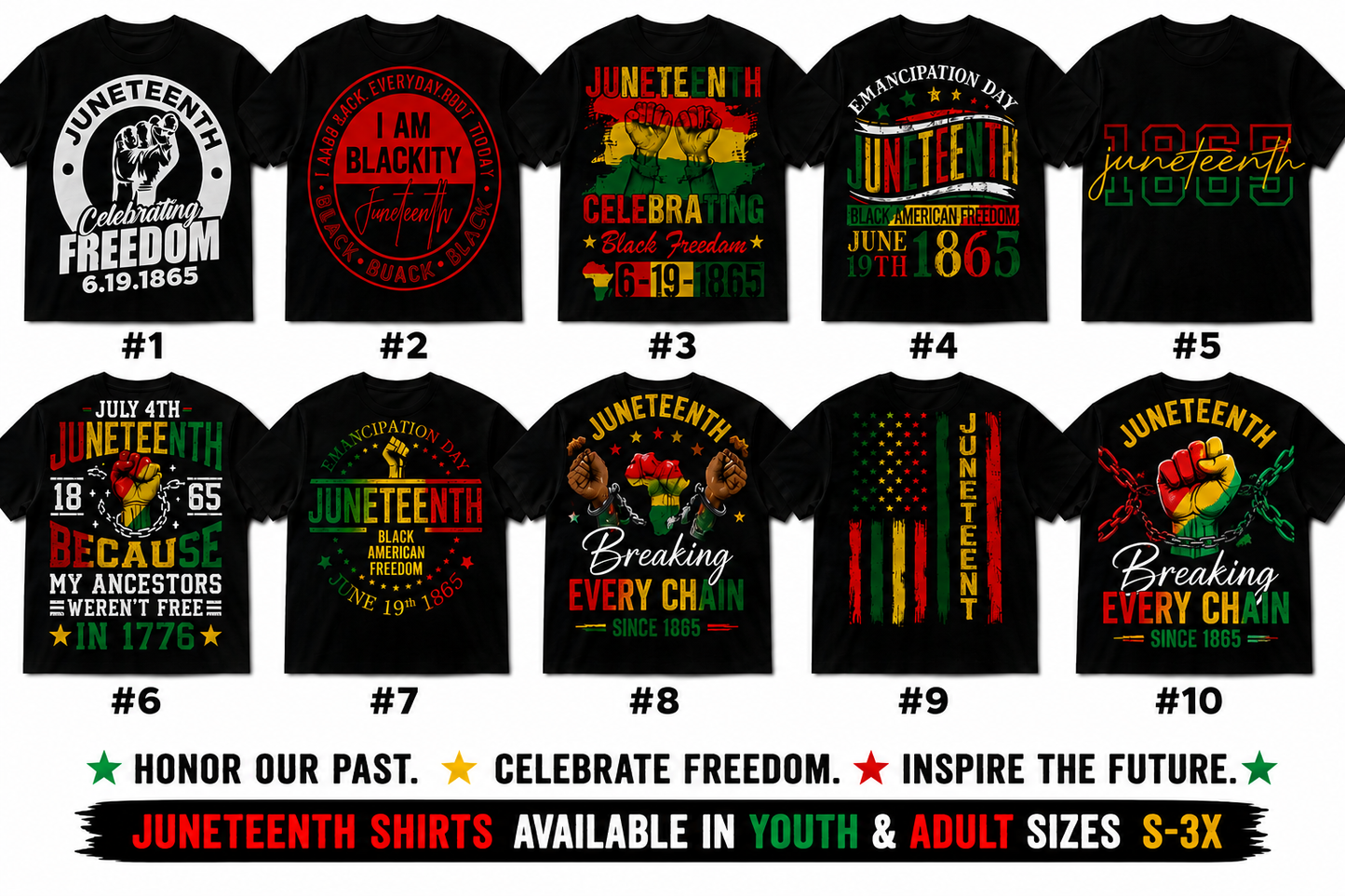 Juneteenth T-Shirts