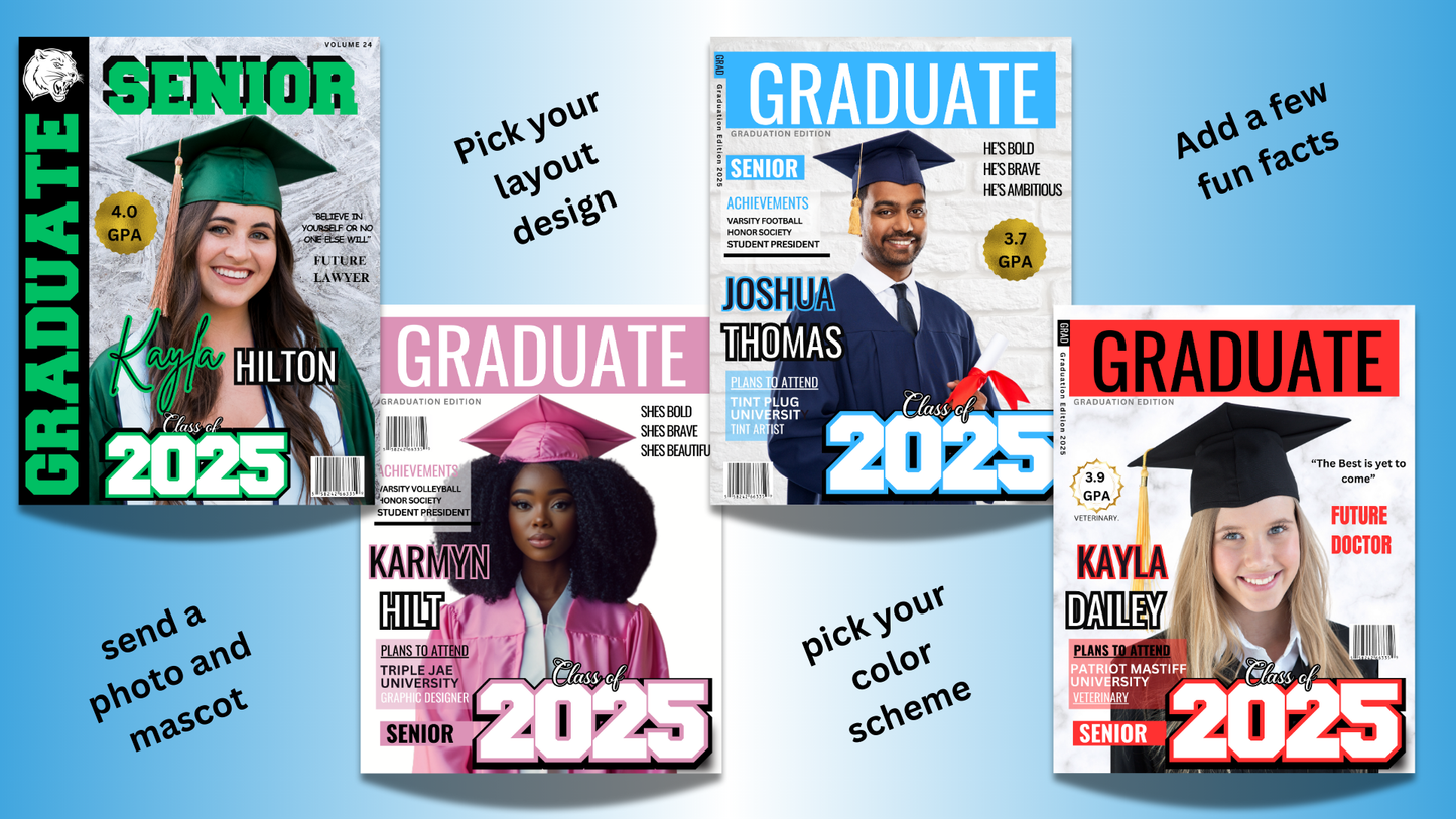 Graduation Magazine Cover/Flyer