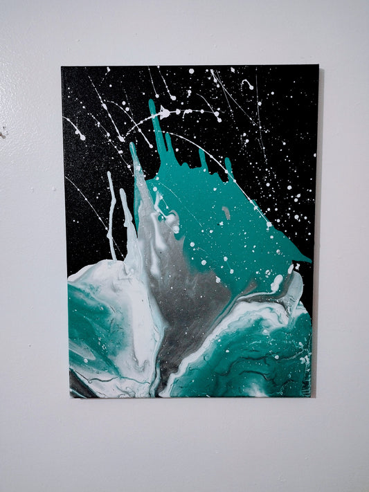 "Mystery Mountain" canvas