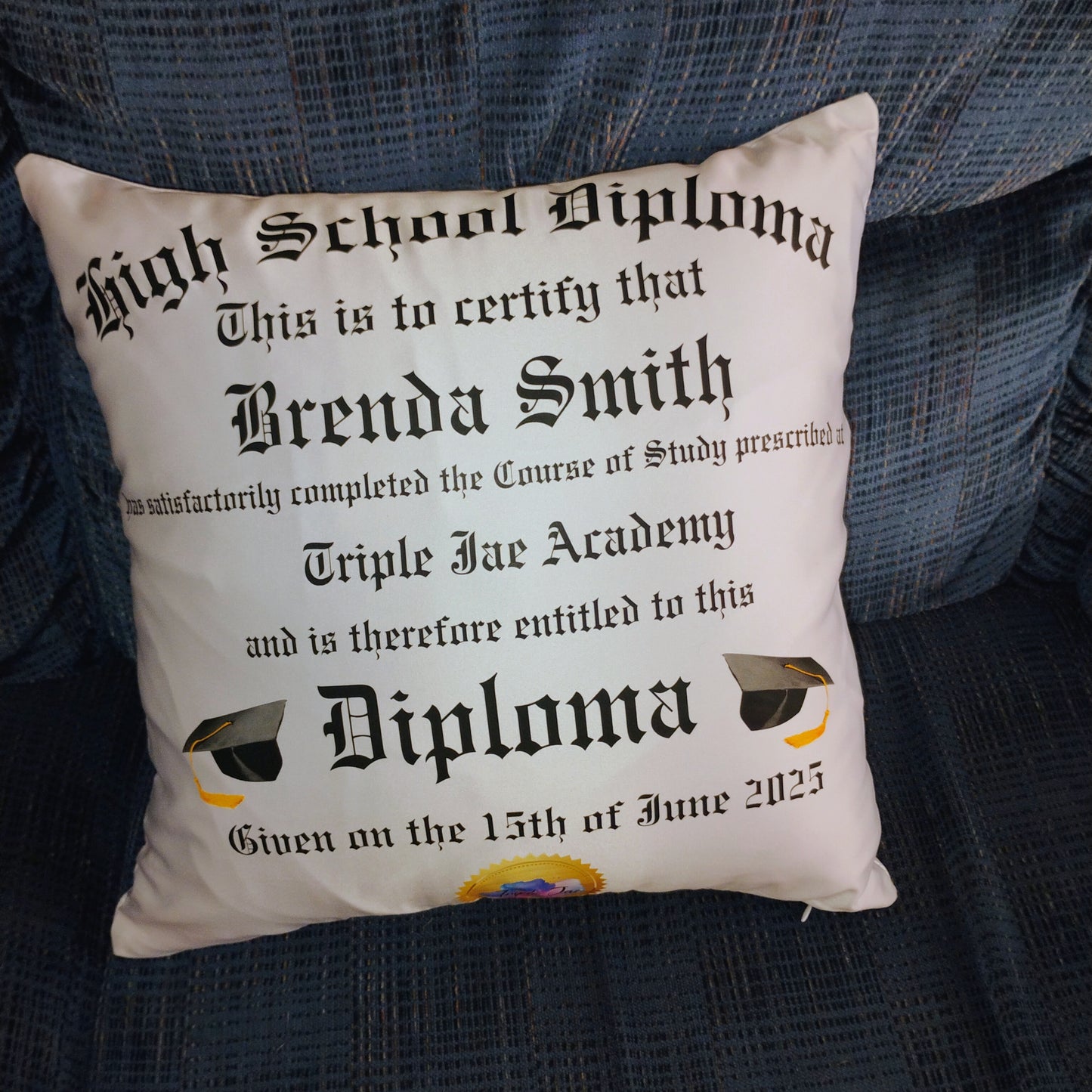 Custom Graduation Pillow