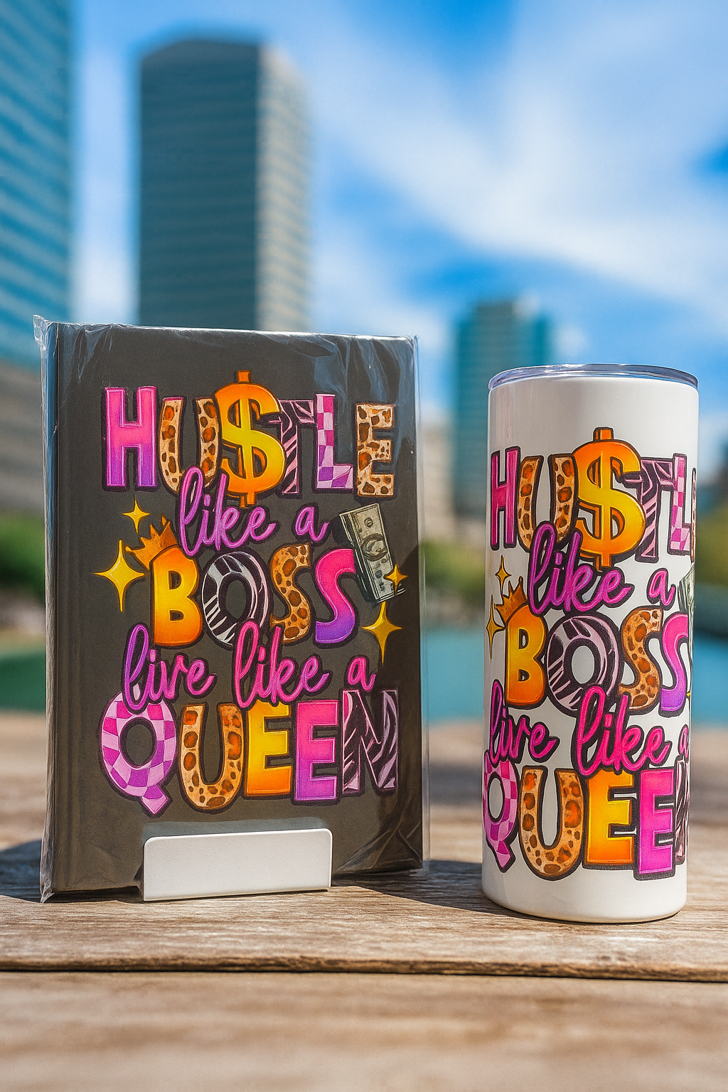 Hustle Like a Boss, live like a Queen Journal Set