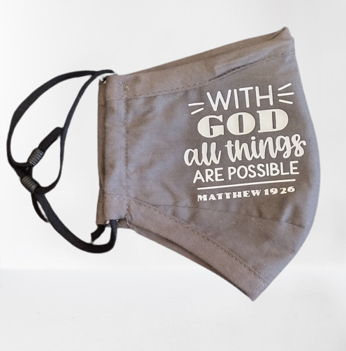 "With God" Facemask