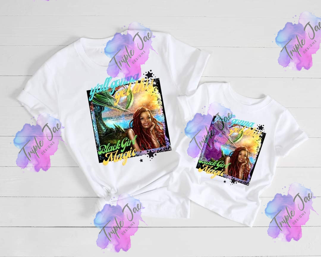 Little mermaid- black girl magic