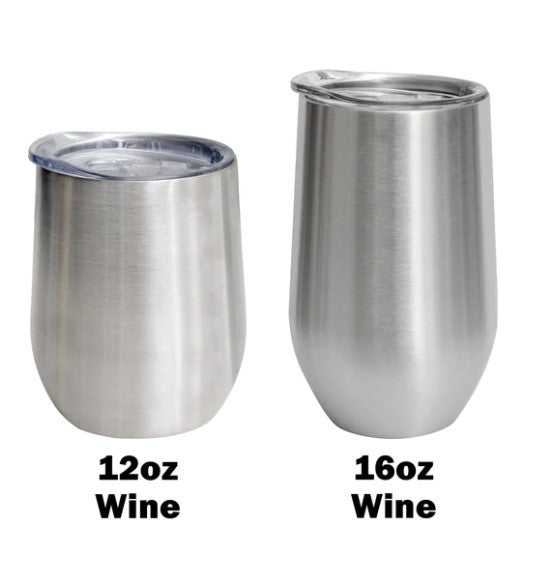 Glitter Wine Tumbler