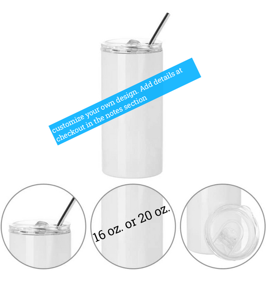 Custom Sublimation tumblers