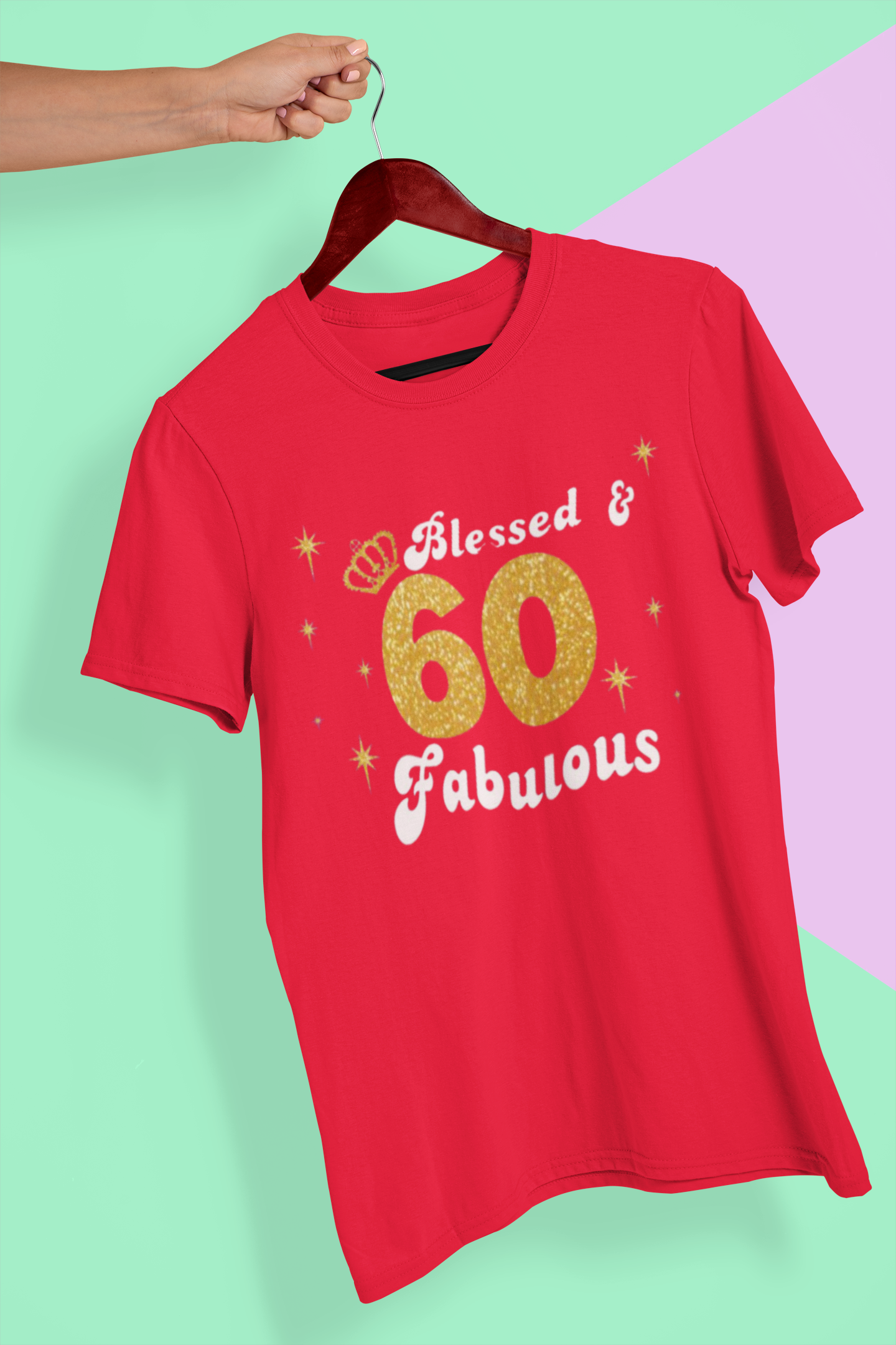 Blessed & Fabulous- Bling Birthday T-Shirt