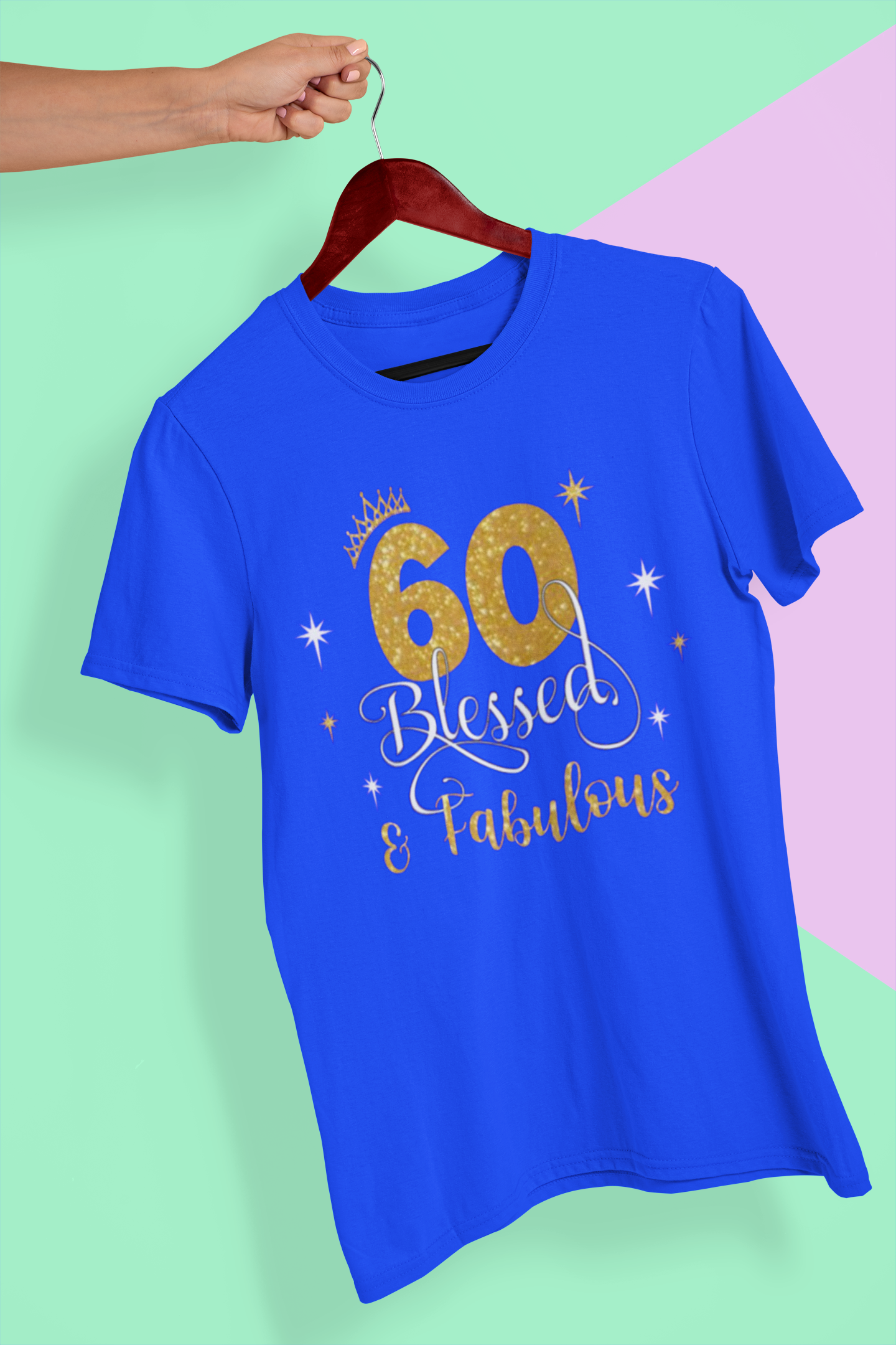 Blessed & Fabulous- Bling Birthday T-Shirt