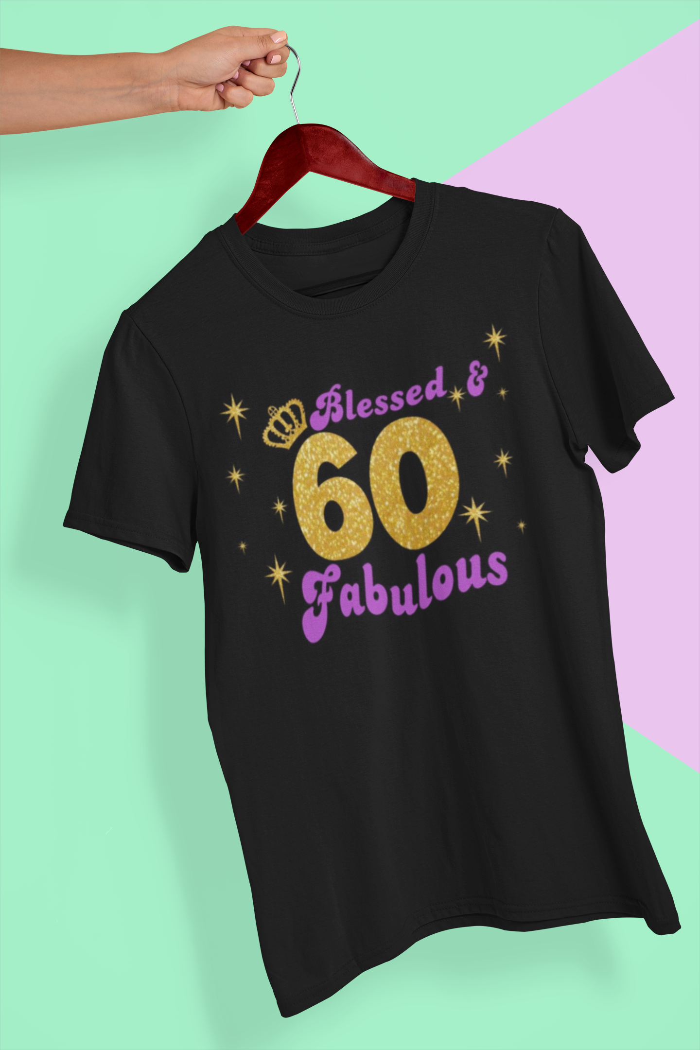 Blessed & Fabulous- Bling Birthday T-Shirt